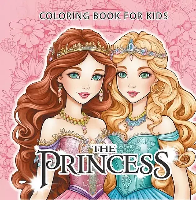 Kolorowanka usztywniana the princess księżniczki różowa