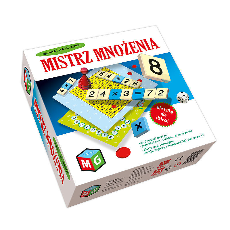 Gra mistrz mnożenia zabawa i gra edukacyjna nie tylko dla dzieci!
