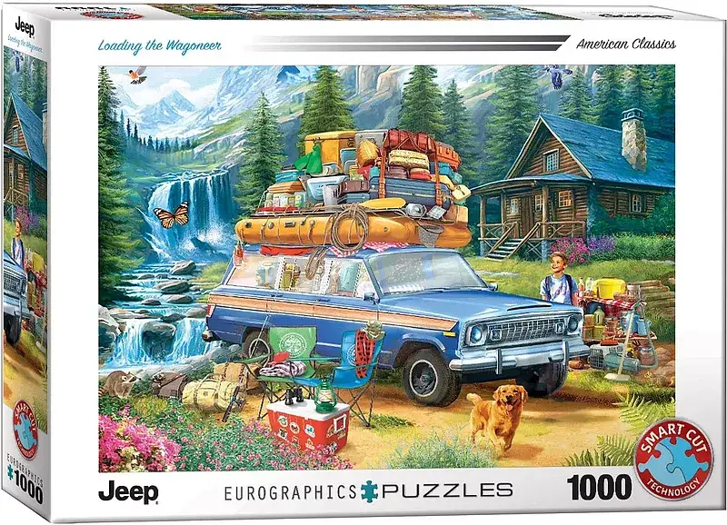Puzzle 1000 jeep loading the wagoneer by 6000-5867