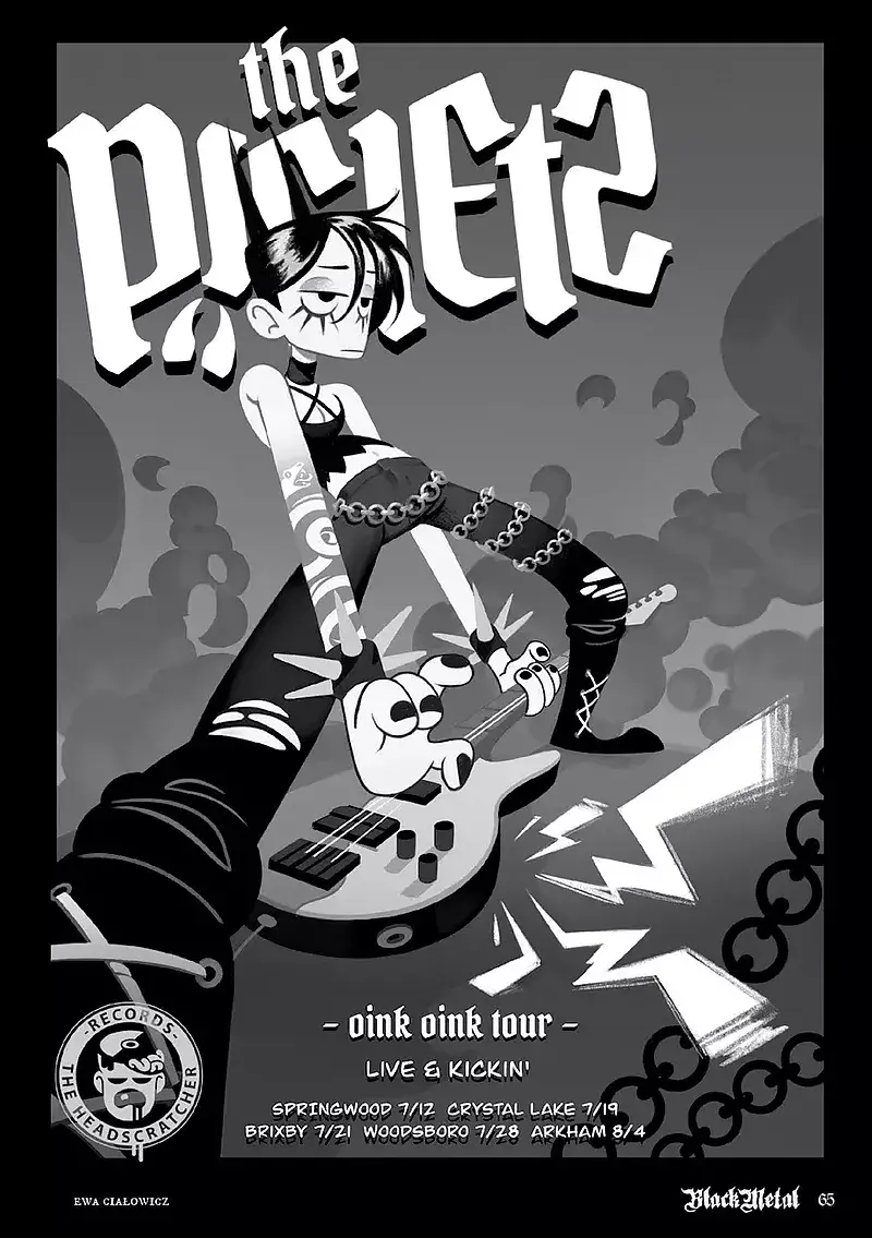 Warchlaki na dyskotece: BLACK METAL