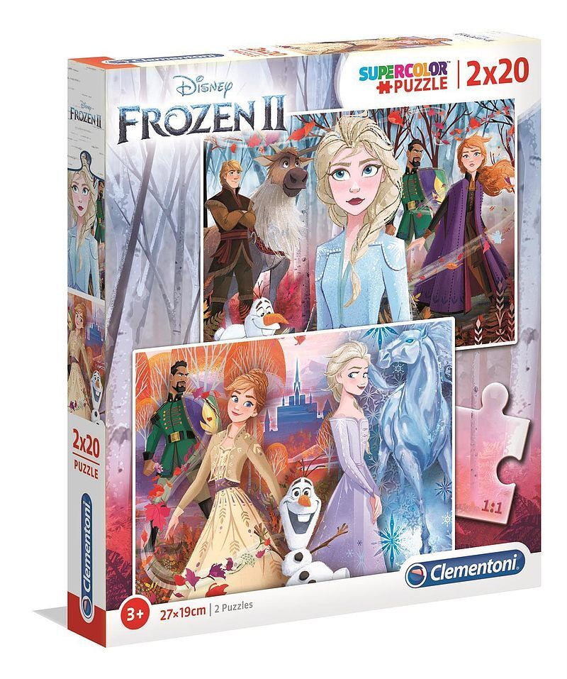 Puzzle 2x20 super kolor frozen 2 24759
