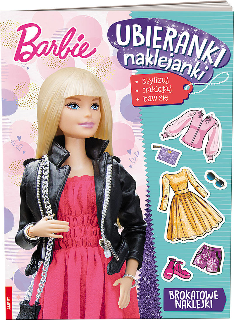 Barbie ubieranki naklejanki sdu-1107