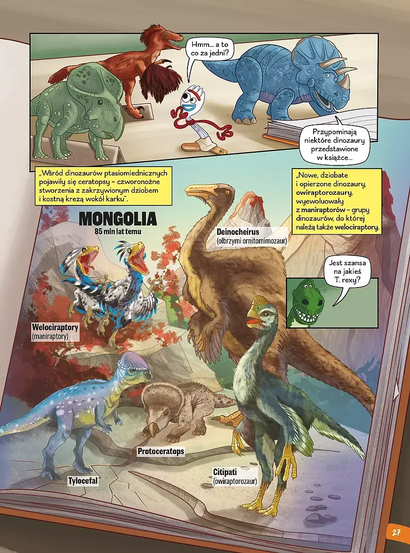 Nauka z komiksem. Era dinozaurów - 03 - Kres potęgi, czyli dinozaury kredy