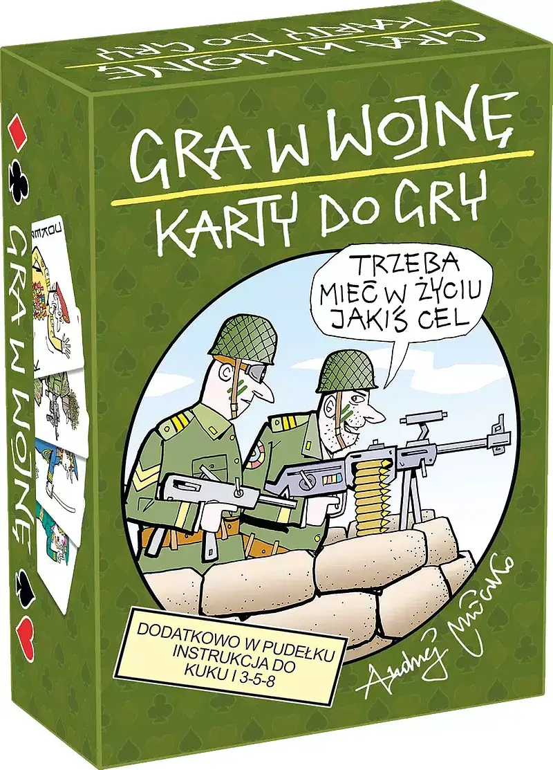 Gra w wojnę karty do gry