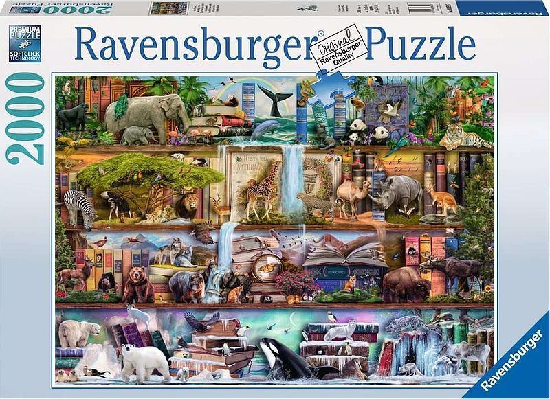 Puzzle 2d 2000 świat zwierząt 16652