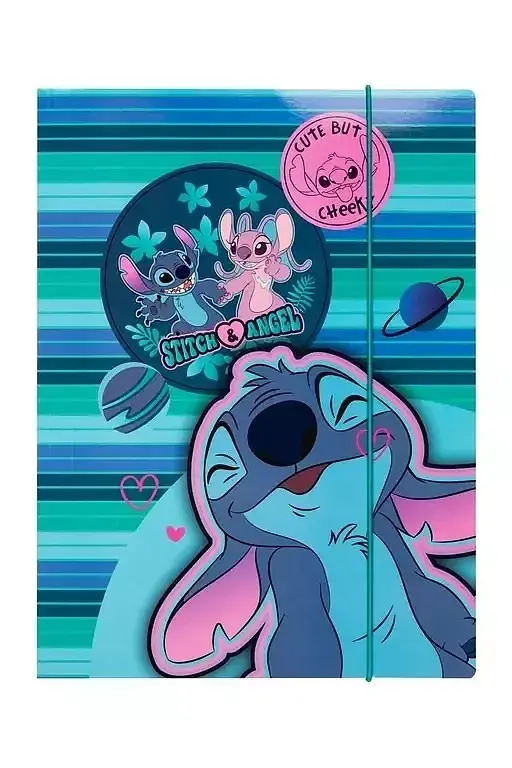 Teczka przestrzenna a4 tekturowa disney core stitch