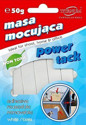 Masa mocująca biała Titanum 50g