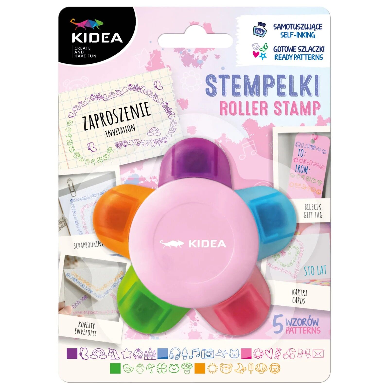 Stempelki Kwiat Kidea 5 wzorów