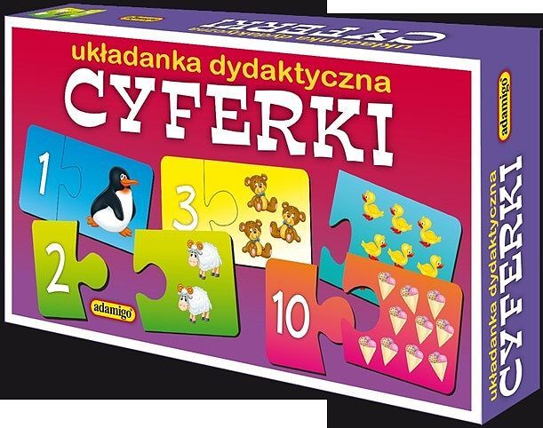 Cyferki Układanka dydaktyczna