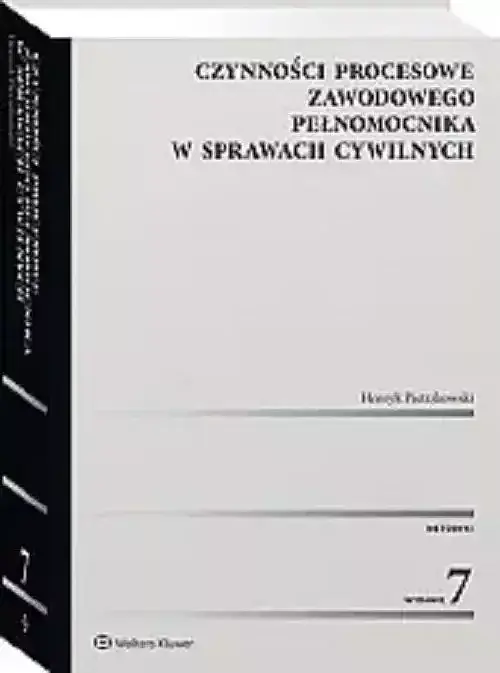Czynności procesowe zawodowego pełnomocnika w sprawach cywilnych