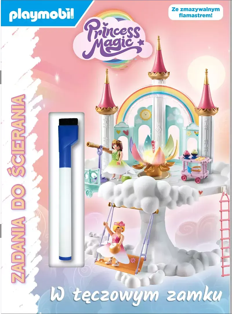 Playmobil Princess Magic Zadania do ścierania cz. 1 W tęczowym zamku