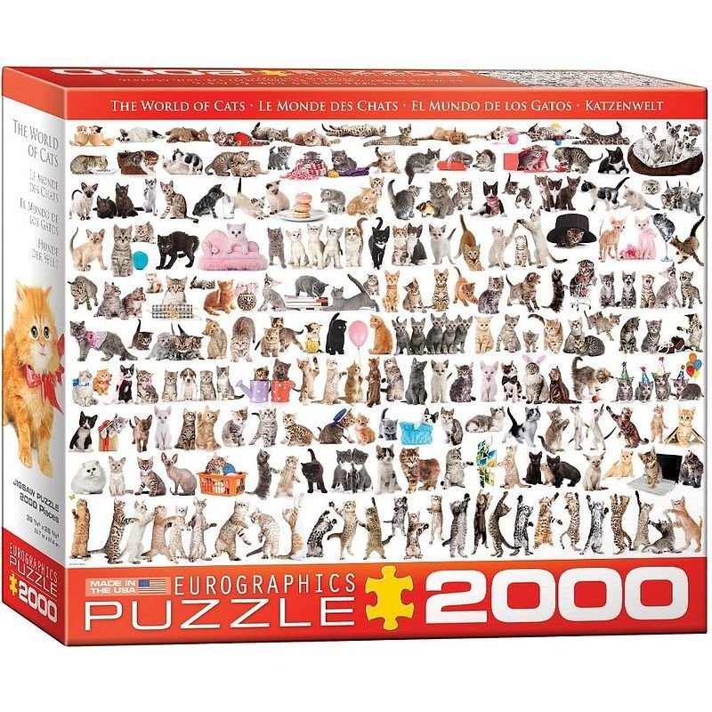 Puzzle 2000 świat kotów 8220-0580