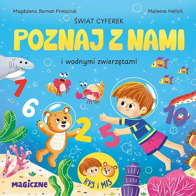 Świat cyferek poznaj z nami i wodnymi zwierzętami