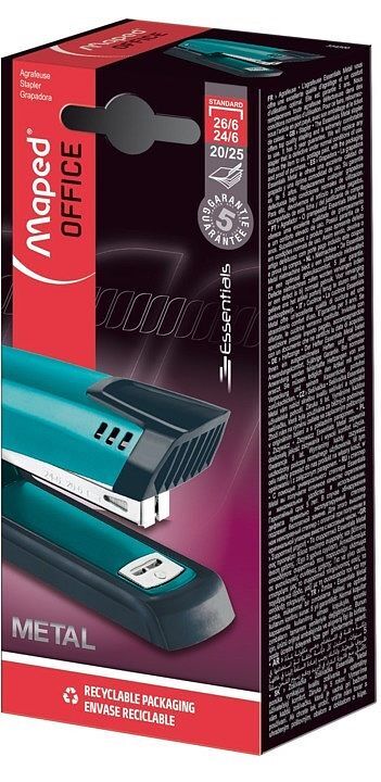 Zszywacz essentials metal deco do 25 kartek