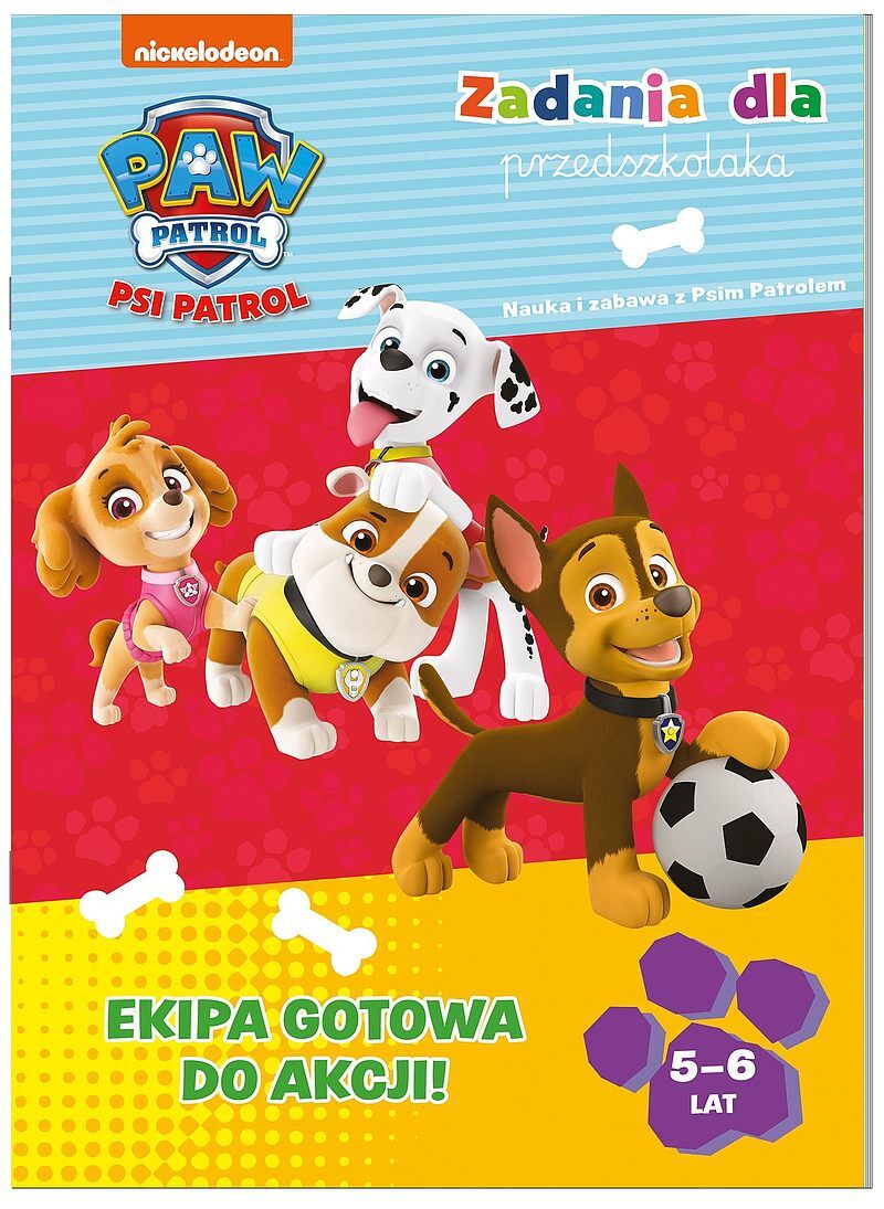 Psi Patrol. Zadania dla przedszkolakaPsi Patrol. Zadania dla przedszkolaka. Ekipa gotowa do akcji