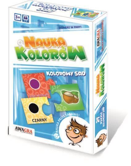 Gra kolorowy sad nauka