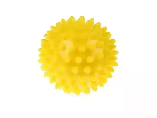 Piłka rehabilitacyjna 6,6 cm żółta