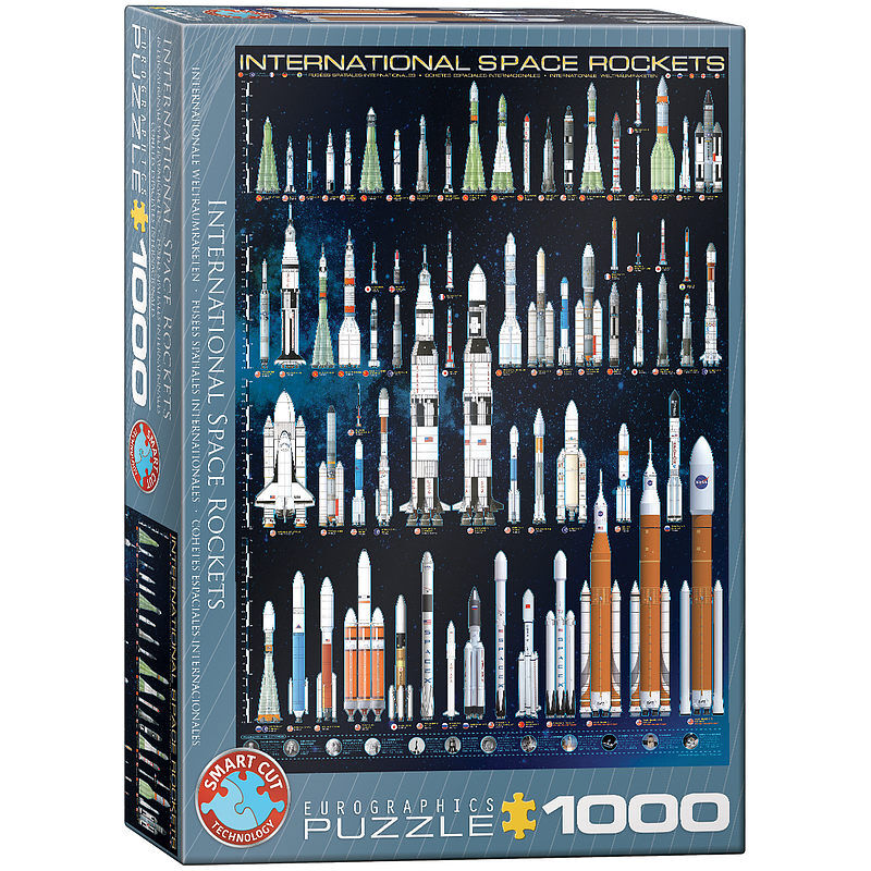 Puzzle 1000 międzynarodowe skały kosmiczne 6000-1015