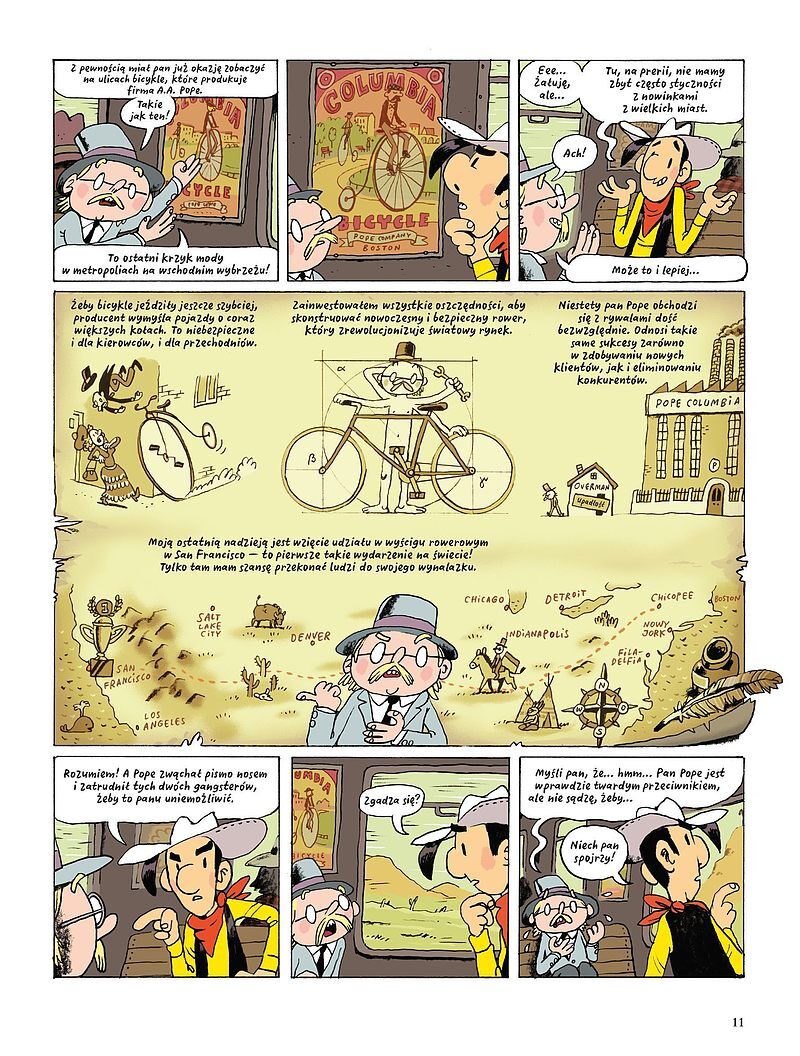 Lucky Luke - Lucky Luke na siodełku