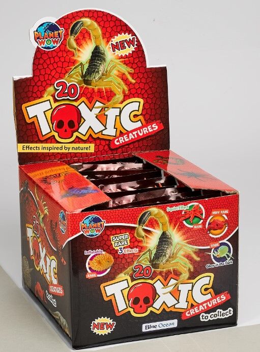 Planet WOW Toxic Creatures saszetka 1szt.mix
