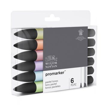 Promarker 6 pastel tones
