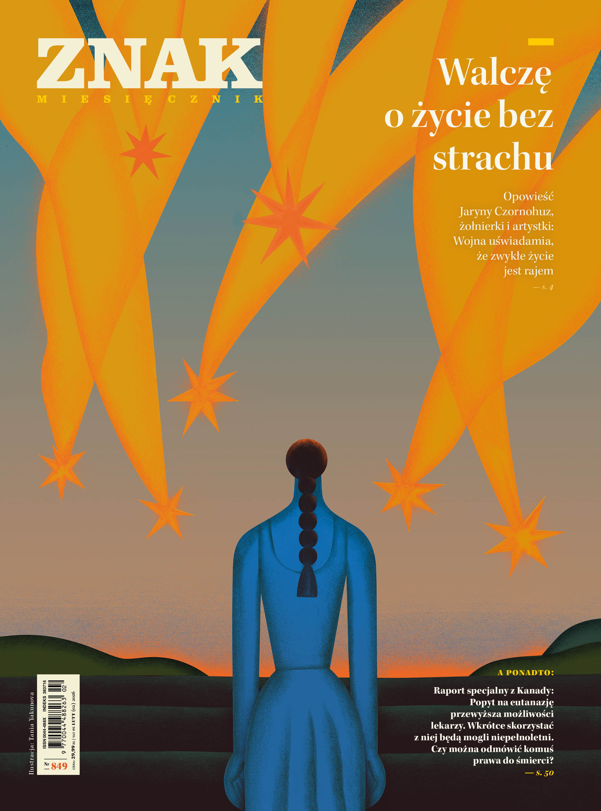 Miesięcznik ZNAK 849 (02/2026) - Walczę o życie bez strachu
