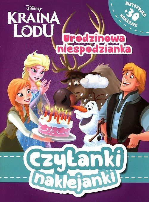 Czytanki naklejanki. Urodzinowa niespodzianka. Disney Kraina Lodu