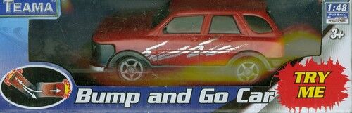 Auto terenowe czerwone bump & go