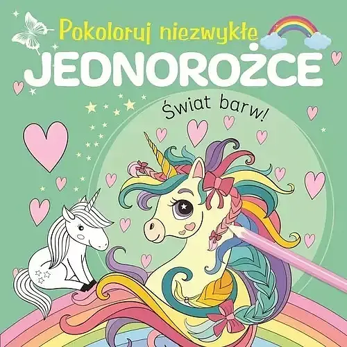 Pokoloruj niezwykłe jednorożce