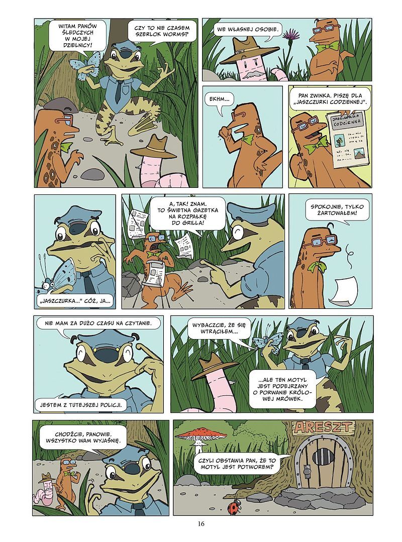 Niesamowity Szerlok Worms - 01 - W sieci kłamstw