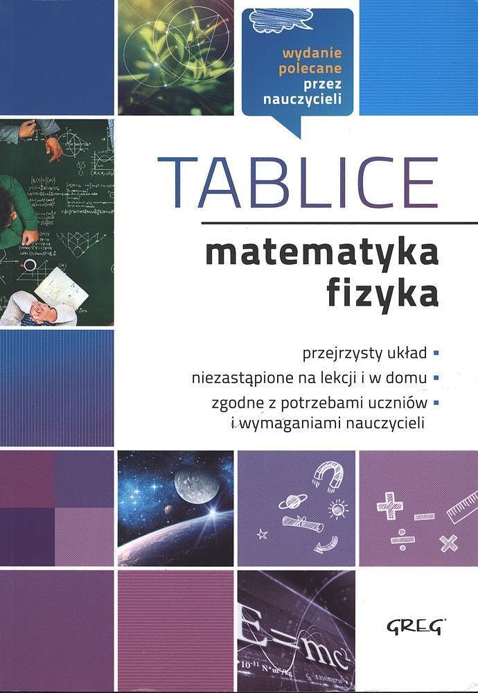 Matematyka i fizyka tablice
