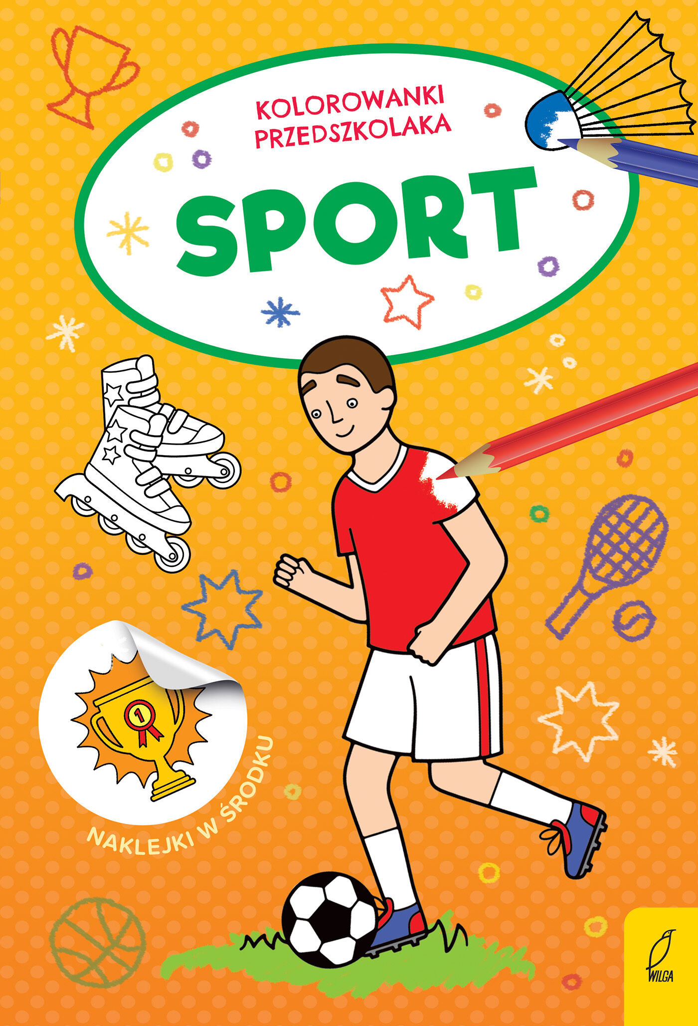 Kolorowanki przedszkolaka. Sport