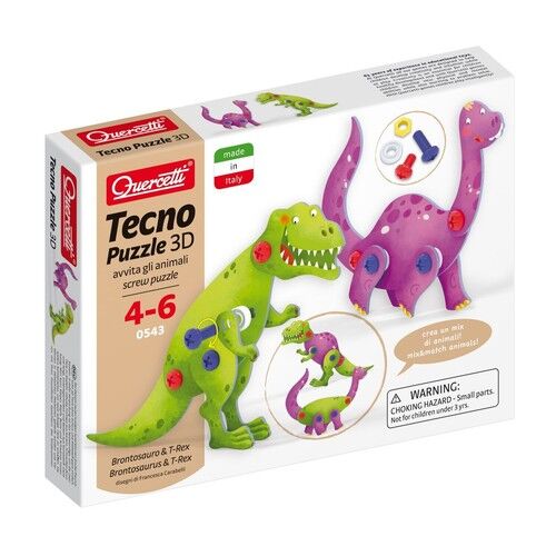 Tecno puzzle 3D Brontosaurus T-Rex