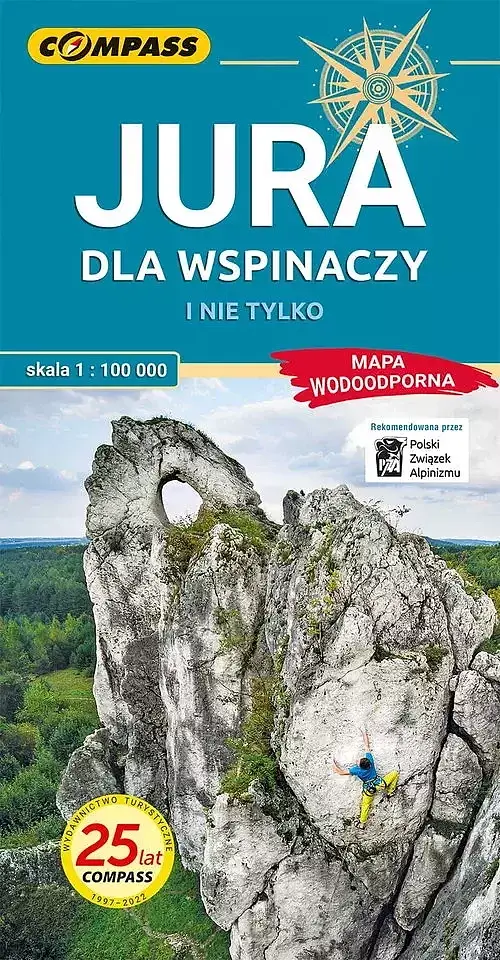 Jura dla wspinaczy i nie tylko. Mapa turystyczna w skali 1:100 000