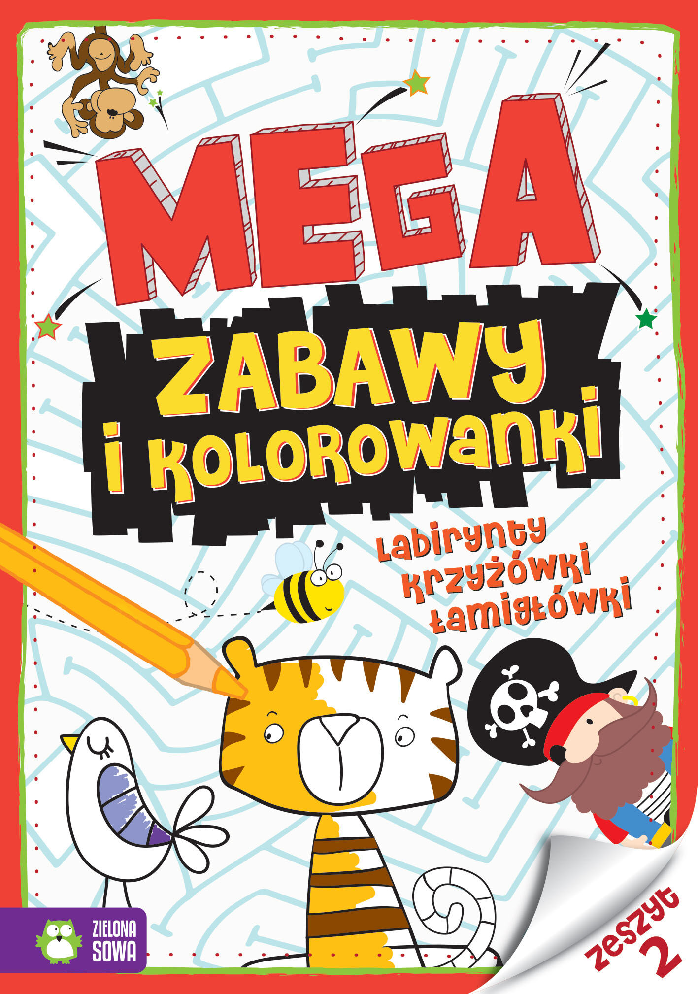 Megazabawy i kolorowanki. Zeszyt 2
