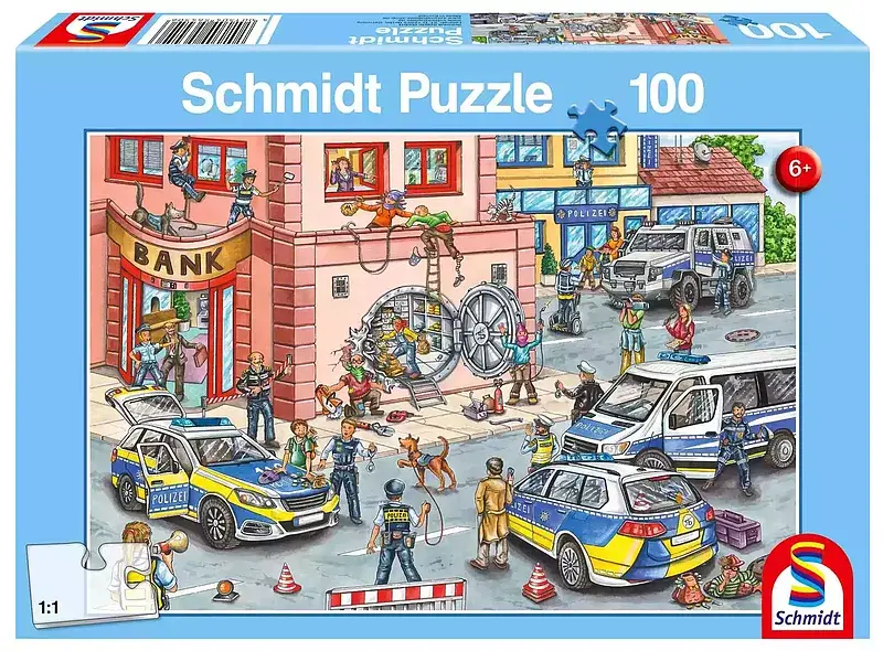 Puzzle 100 policyjna akcja 111421