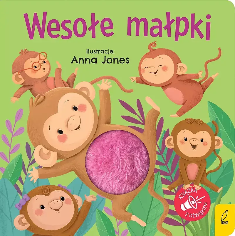 Naciśnij brzuszek. Wesołe małpki
