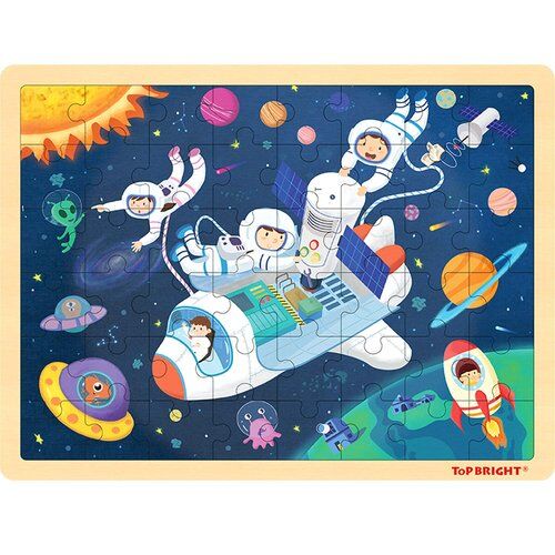 Puzzle Drewniane Kosmos 48