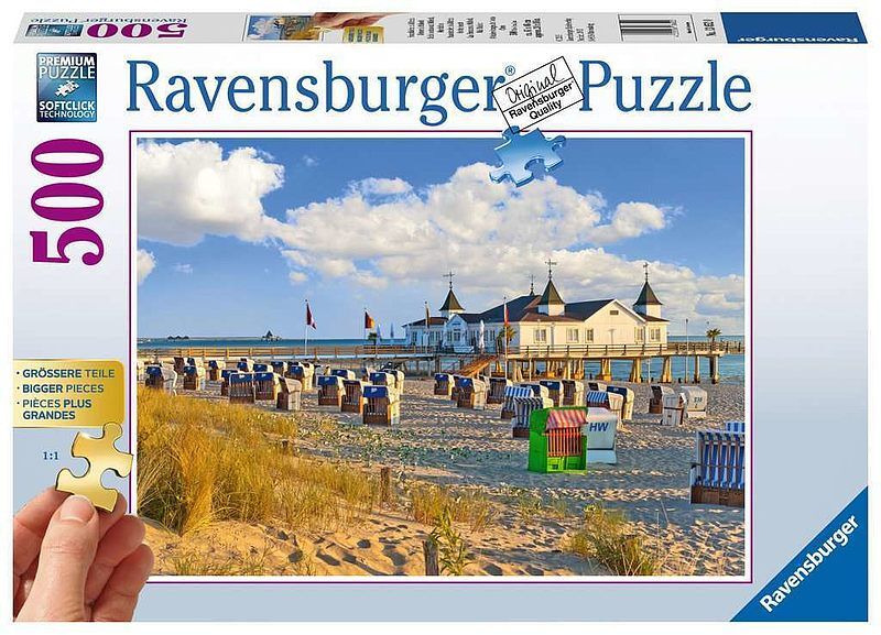 Puzzle 2d 500 dla seniorów leżaki w ahlbeck 13652