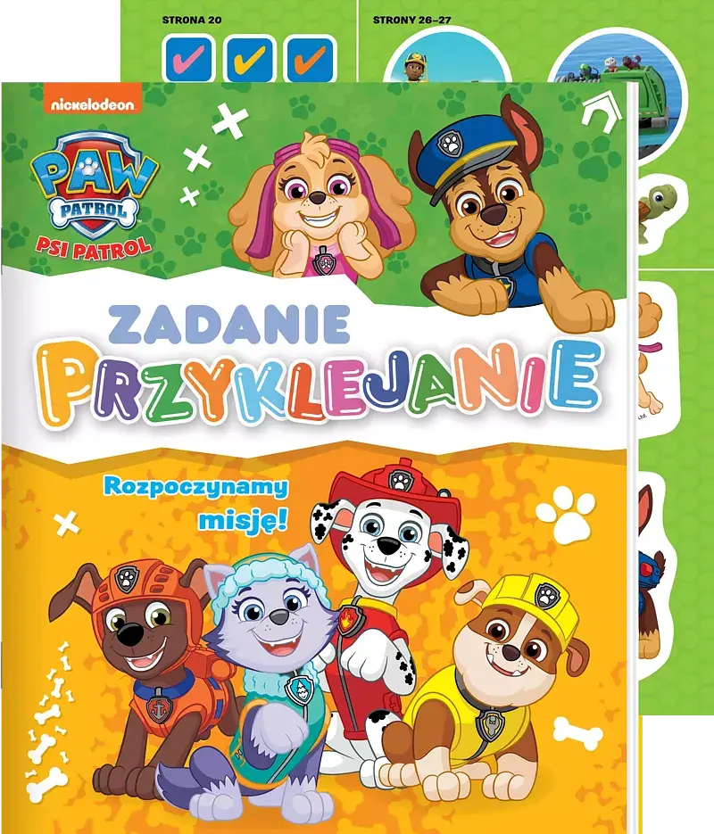 Psi Patrol. Zadanie Przyklejanie cz. 6