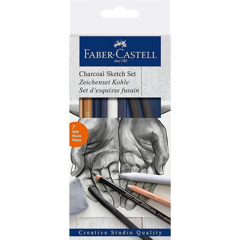 Zestaw do szkicowania faber-castell charcoal