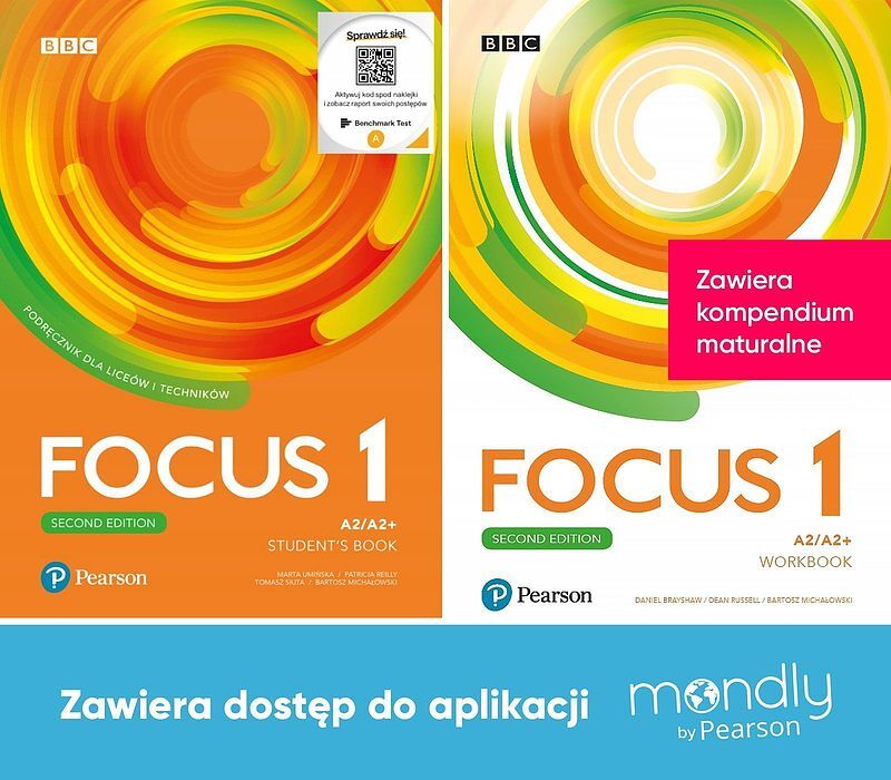 Focus second edition 1. Komplet podręcznik + zeszyt ćwiczeń + dostęp mondly