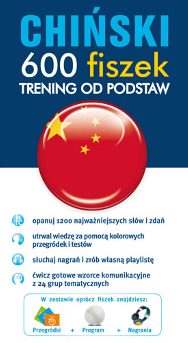 Chiński 600 fiszek Trening od podstaw + CD