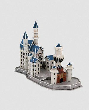 PUZZLE 3D PUZLEO Zamek Neuschwanstein