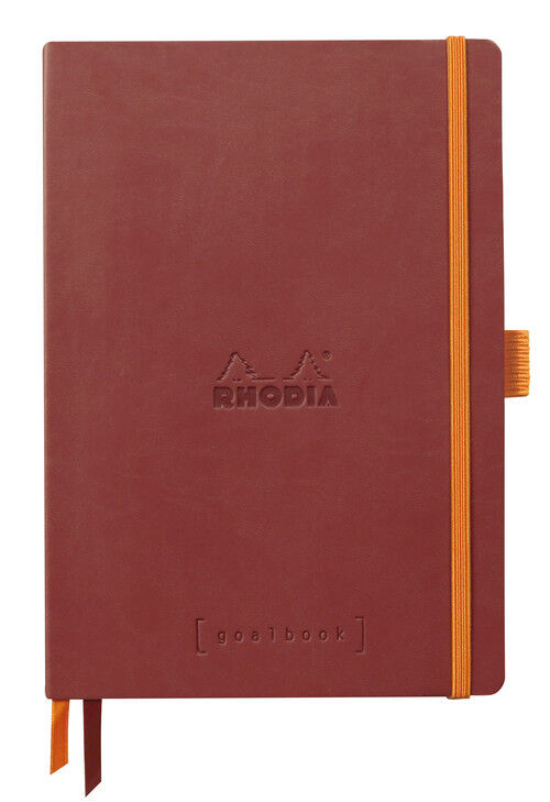 Notes Rhodia Rhodiarama Goalbook nacarat  A5 w kropki Softcover