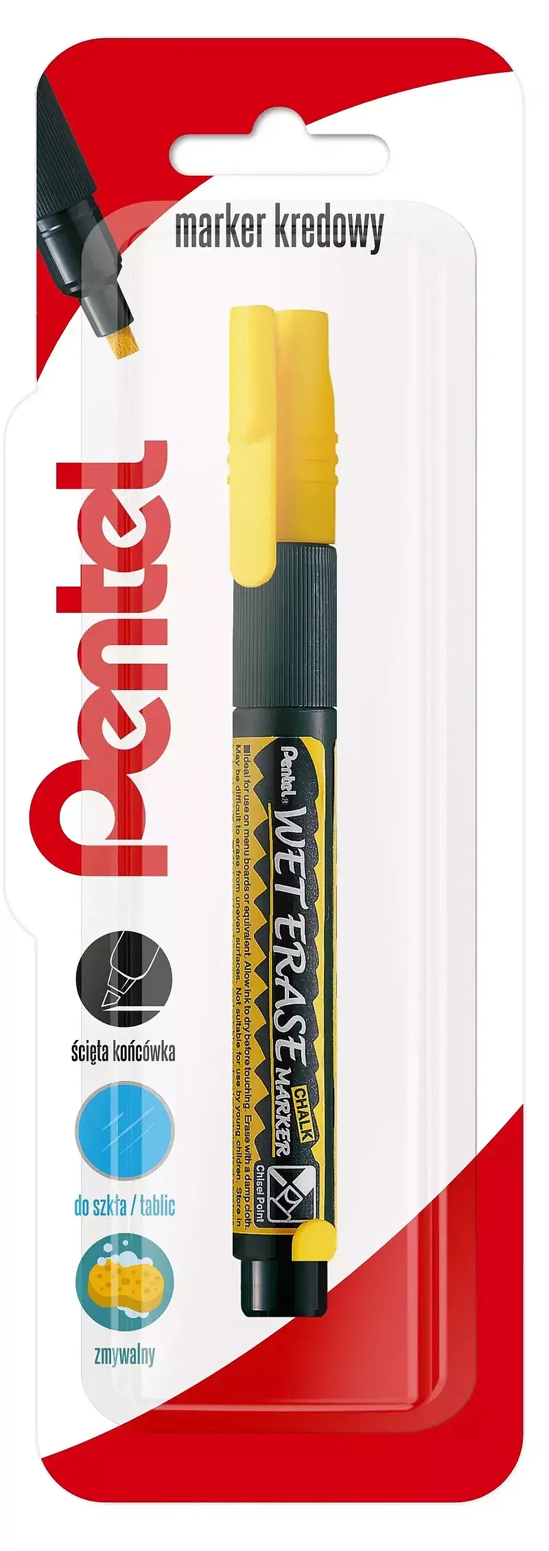 Marker kredowy smw26 żółty 1 szt