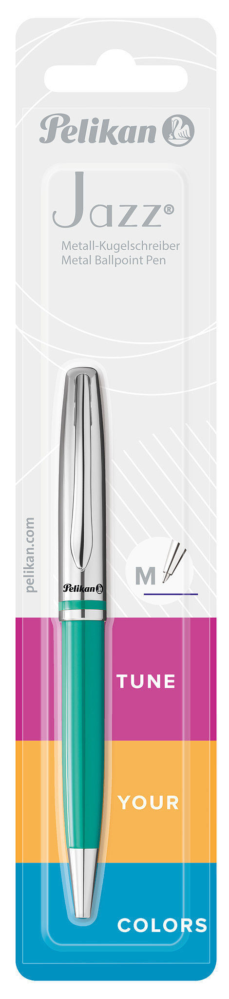 Długopis pelikan jazz classic turkus