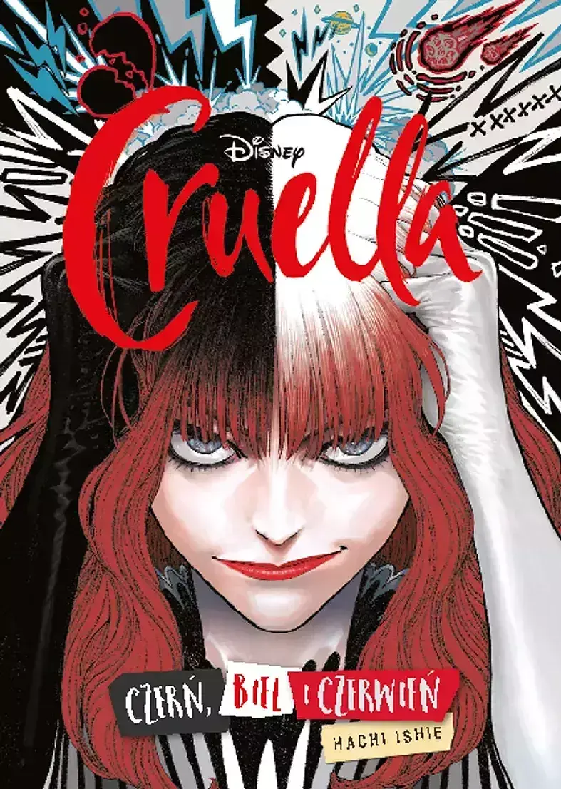 Cruella - Czerń, biel i czerwień