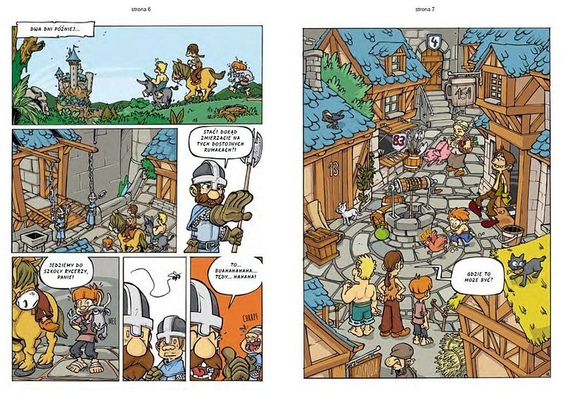 Komiksy paragrafowe - Rycerze #1: Dziennik bohatera