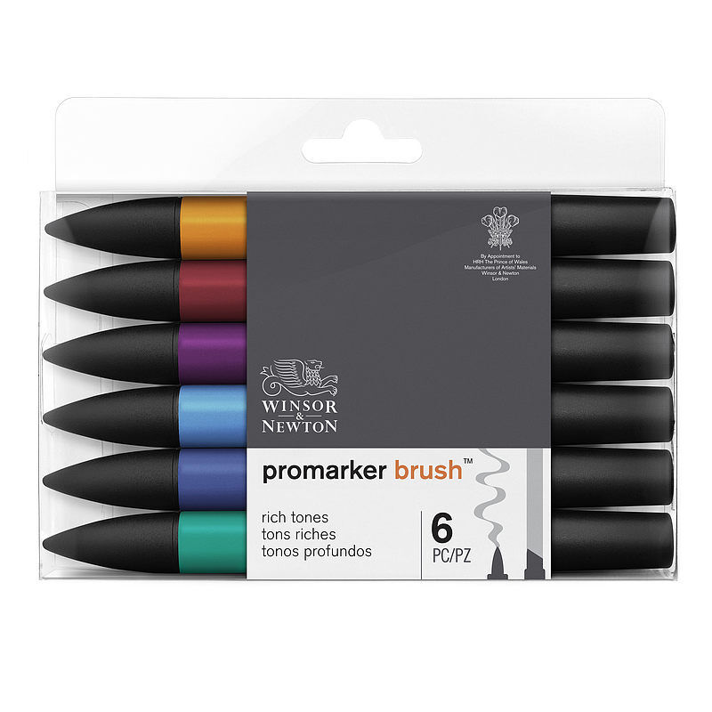 Brushmarker 6 rich tones